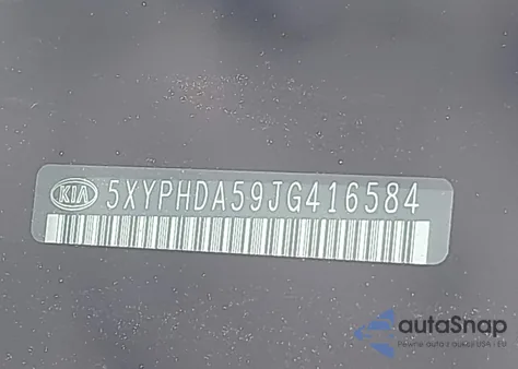 2018 Kia Sorento 3.3L Ex from USA, damaged, VIN 5XYPHDA59JG416584